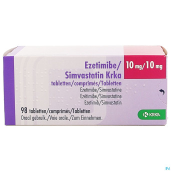 Ezetimibe simvastatin krka 10mg/10mg comp 98