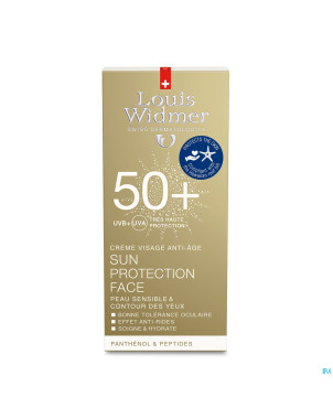 Widmer sun protection face 50 parf    tube 50ml