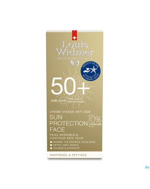 Widmer sun protection face 50 n/parf    tube 50ml