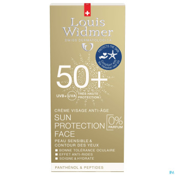 Widmer sun protection face 50 n/parf    tube 50ml