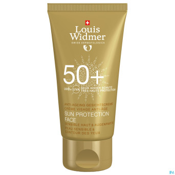 Widmer sun protection face 50 n/parf    tube 50ml