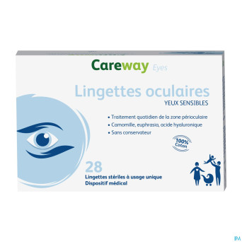 Careway eyes lingettes oculaires 28