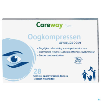 Careway eyes lingettes oculaires 28