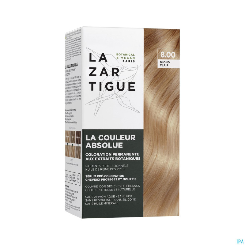 Lazartigue couleur absolue 8.00 blond clair