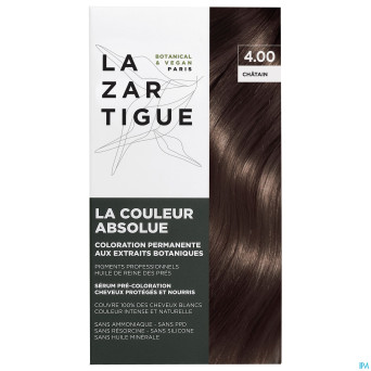 Lazartigue couleur absolue 4.00 chatain chocolat
