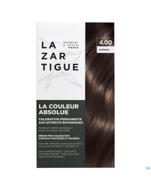 Lazartigue couleur absolue 4.00 chatain chocolat