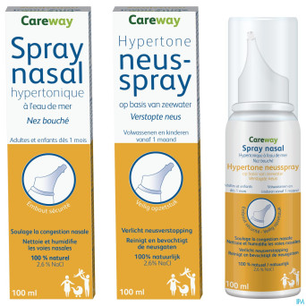 Careway nasal spray hypertonique    100ml