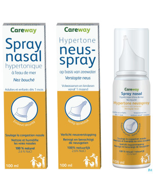 Careway nasal spray hypertonique    100ml