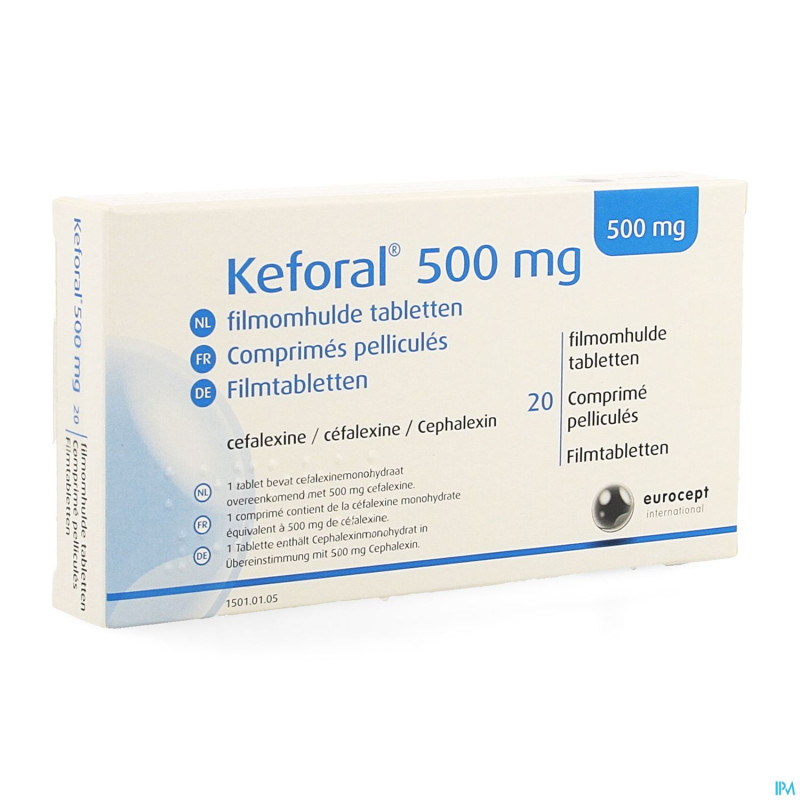 Keforal    comp pell  20x500mg