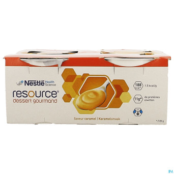 Resource dessert gourmand caramel 4x125g