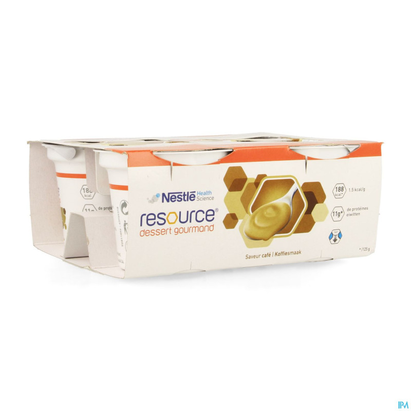Resource dessert gourmand cafe 4x125g