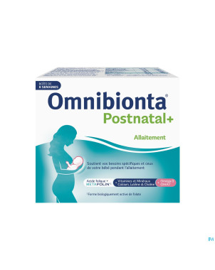 Omnibionta postnatal+ comp + caps 2x56