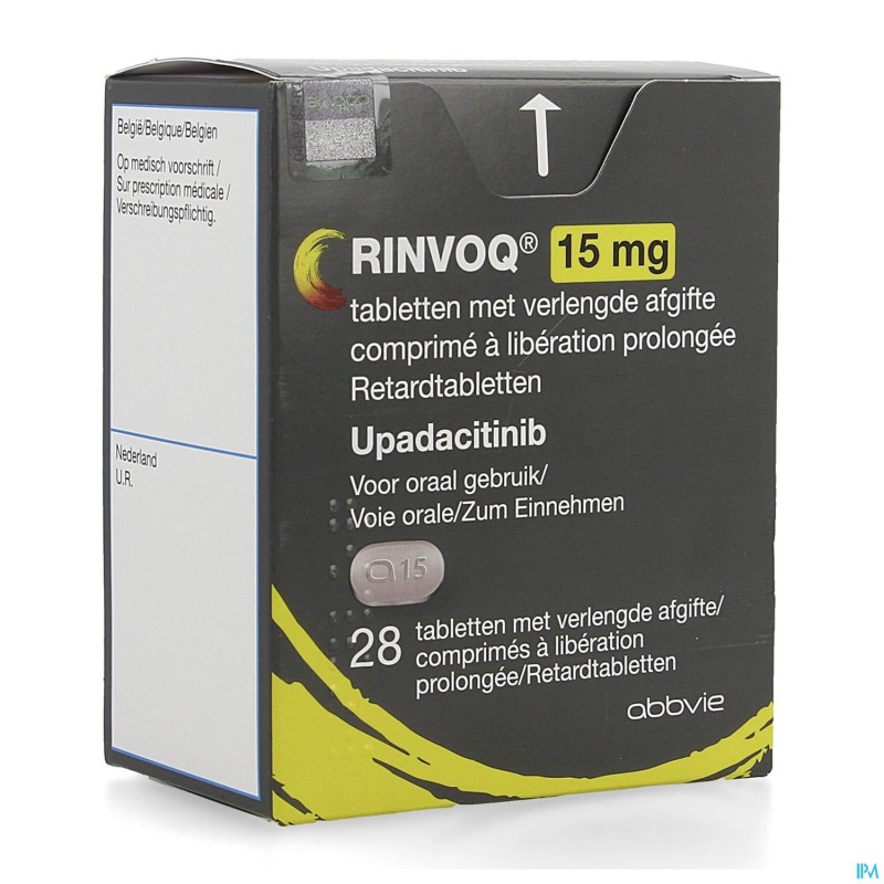 Rinvoq 15mg liberation prolongee comp  28