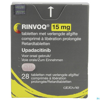 Rinvoq 15mg liberation prolongee comp  28