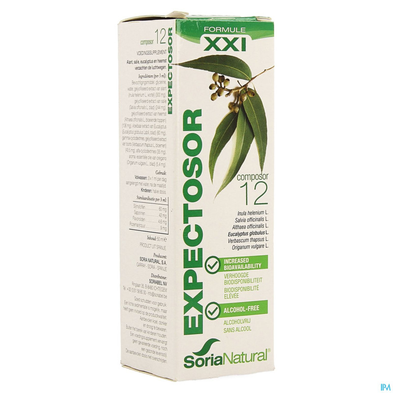 Soria composor n12 expectosor xxi    50ml nf