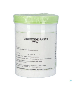 Pate oxyde zinc 25%    1kg pannoc