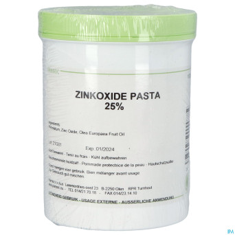 Pate oxyde zinc 25%    1kg pannoc
