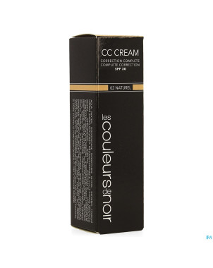 Couleurs de noir cc cream spf30 02 naturel 30ml
