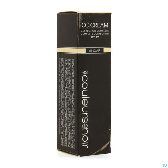 Les couleurs de noir cc cream ip30 01 clair   30ml