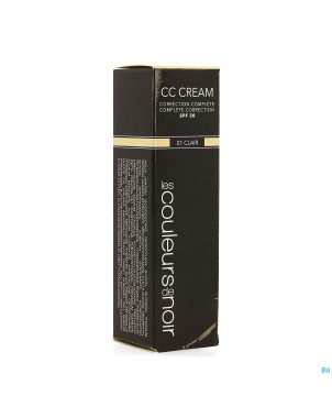 Les couleurs de noir cc cream ip30 01 clair   30ml