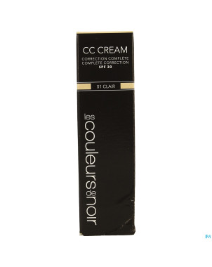 Les couleurs de noir cc cream ip30 01 clair   30ml