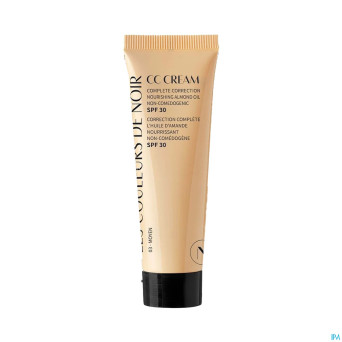 Couleurs de noir cc cream spf30 03 moyen 30ml