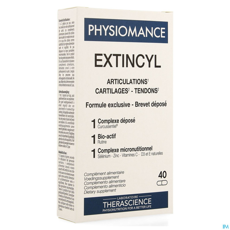 Extincyl    caps 40 physiomance phy382