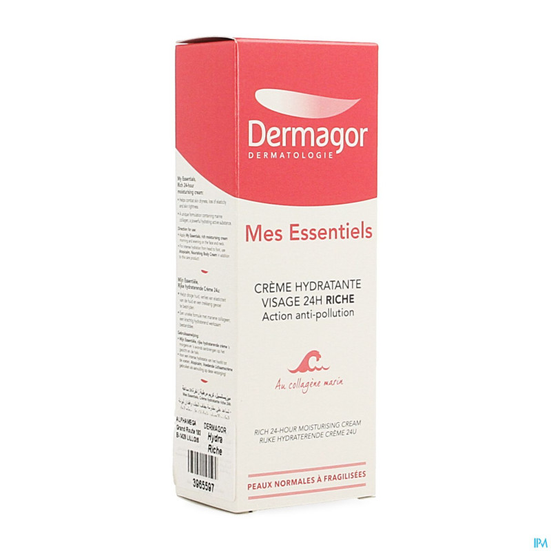 Dermagor mes essentielles creme hydra riche   40ml