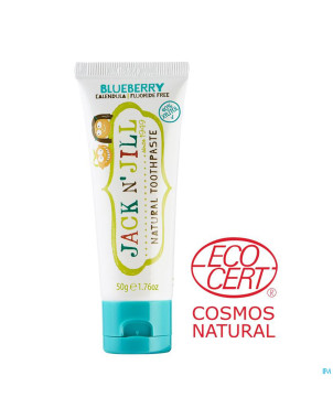 Jack n' jill dentifrice naturel myrtilles 50g