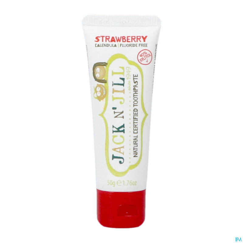 Jack n' jill dentifrice naturel fraise 50g