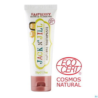 Jack n' jill dentifrice naturel framboise 50g