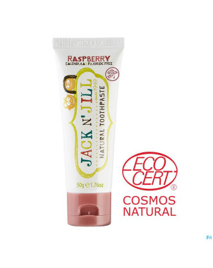 Jack n' jill dentifrice naturel framboise 50g