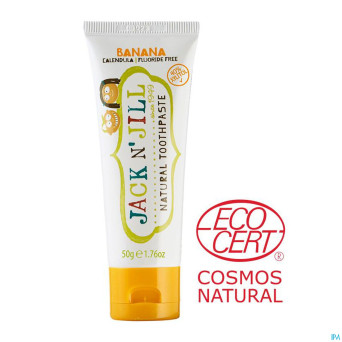Jack n' jill dentifrice naturel banane 50g