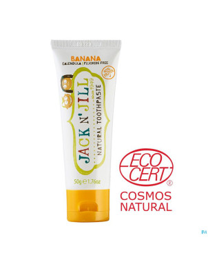 Jack n' jill dentifrice naturel banane 50g