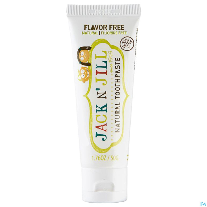 Jack n' jill dentifrice naturel gout neutre 50g