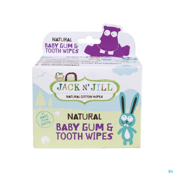 Jack n' jill lingettes dents & gencives 25