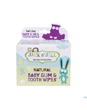 Jack n' jill lingettes dents & gencives 25