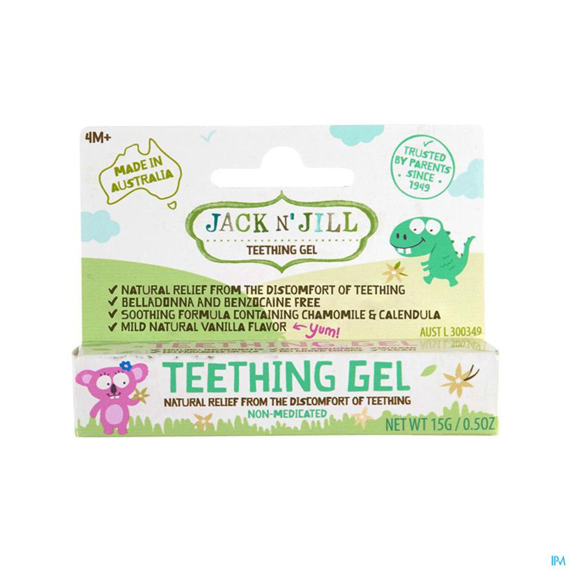 Jack n' jill gel dentaire naturel 15g