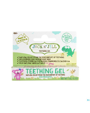 Jack n' jill gel dentaire naturel 15g