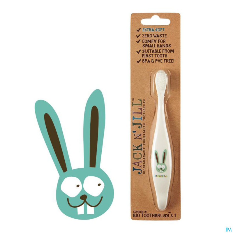 Jack n' jill brosse dents bio lapin 1