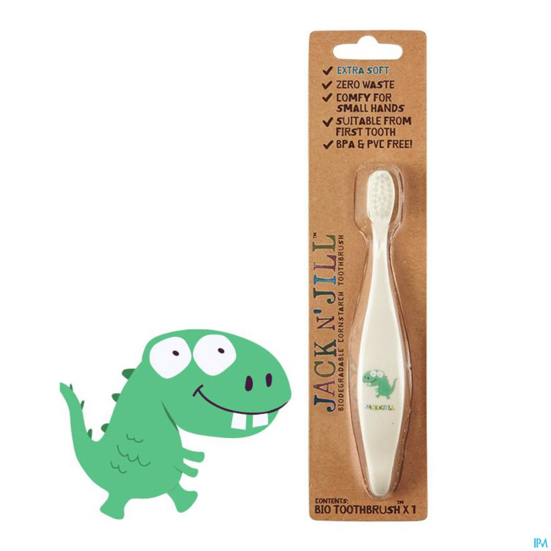 Jack n' jill brosse dents bio dinosaure 1