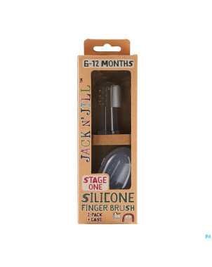 Jack n' jill doigt brosse dents silicone 2