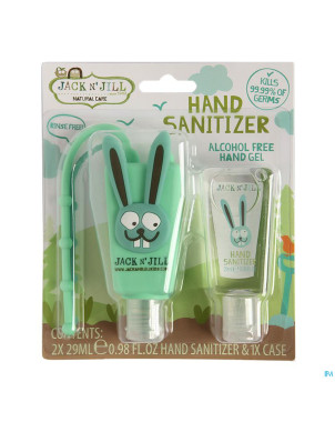 Jack n' jill desinfectant mains lapin 2x29ml