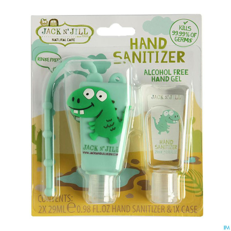 Jack n' jill desinfectant mains dino 2x29ml