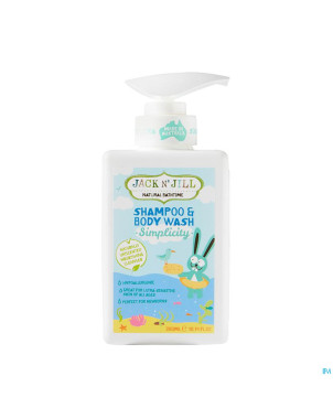 Jack n' jill simplicity shampoo + gel douche 300ml