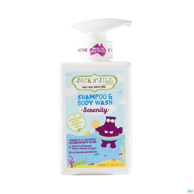 Jack n' jill serenity shampoo + gel douche 300ml