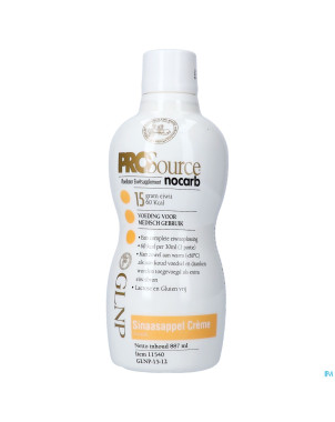 Prosource nocarb creme orange 15g  bouteille 887ml