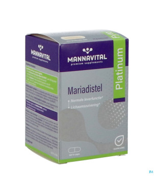 Mannavital mariadistel platinum    v-caps 60