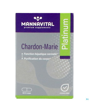 Mannavital mariadistel platinum    v-caps 60