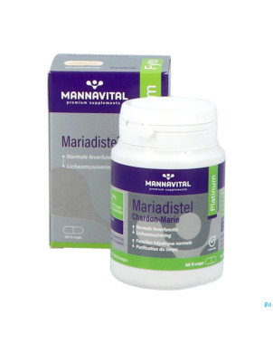 Mannavital mariadistel platinum    v-caps 60